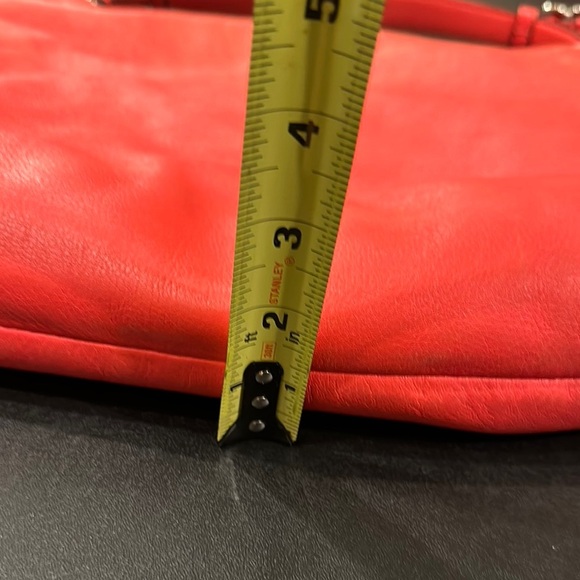 Coach red coral leather Shoulder and crossbody Bag - Picture 15 of 16